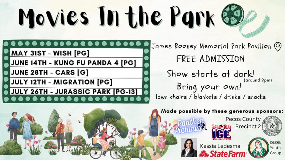 2024 summer movies Fort Stockton Chamber of Commerce