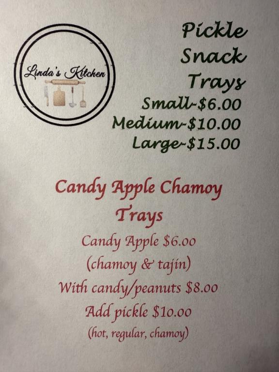 Linda's Kitchen menu